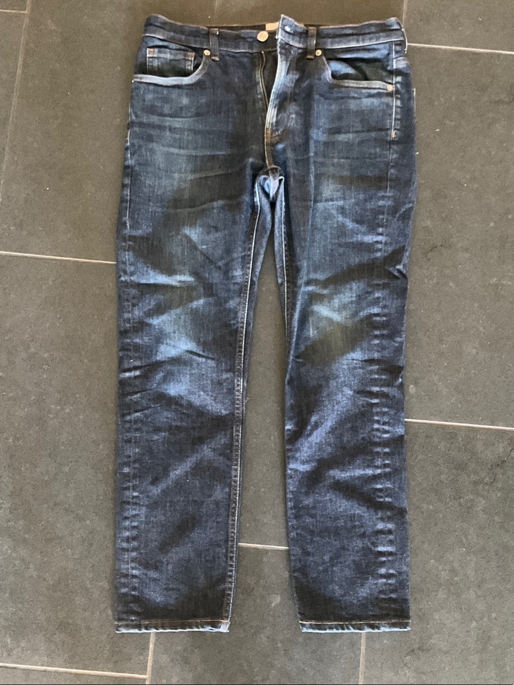 Everlane Men's Dark Indigo Straight- leg Jeans